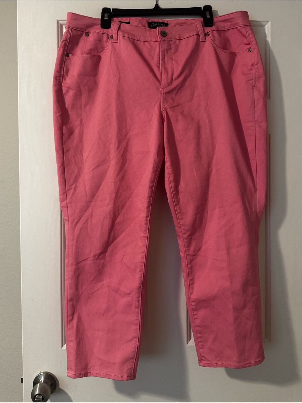 Talbots flawless five pocket crop jeans